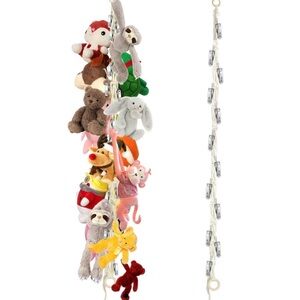 New Boho Style Stuffed Animal & Plush Toy Storage Chain Organizer